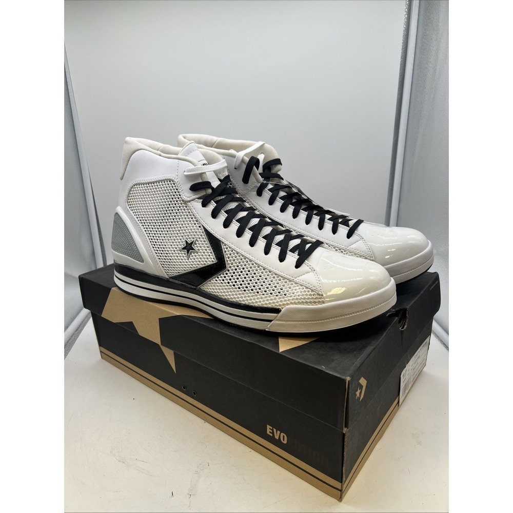 NEW/RARE Converse Star Player EVO Mid - White‎ (123786) Sz 17